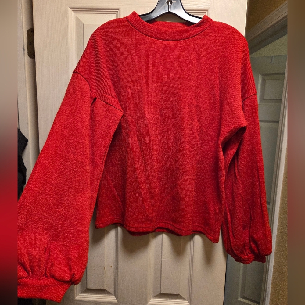 Cozy Red Women's Sweater